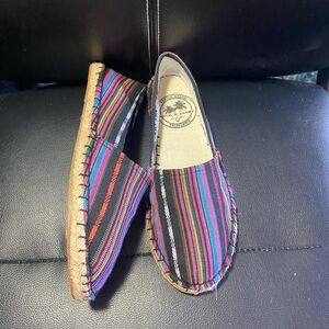 Rock & Candy By Zigi Colorful Striped Women’s Espadrilles Size 7.5